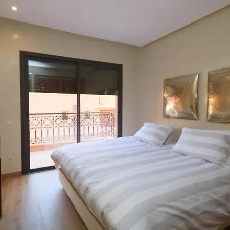 App. Traversant Au Gueliz + Piscine Sur Le Toit مراكش المظهر الخارجي الصورة